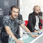 Guarda le foto dei Negramaro negli studi di RMC