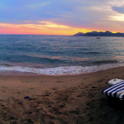 Il tramonto di Cannes