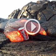 VIDEO: Ecco cosa succede se mettete una Coca Cola nella lava 
