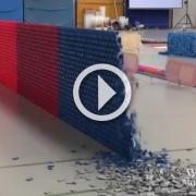128.000 tessere del domino per uno spettacolo unico!