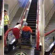 Ecco come hanno risolto il problema delle scale mobili per i disabili