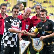 PETER FILL Campione di sci, partita di calico Star Team For The Children Vs Nazionale Piloti