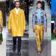 Per l'uomo, il colore estivo sarà il giallo 