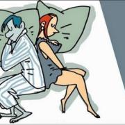Coppia: ditemi come dormite e vi dirò come state