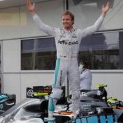 NIKI LAUDA ex pilota automobilistico e Dirigente sportivo e NICO ROSBERG Pilota, il suo GP F1 di Baku