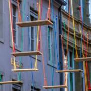 450 altalene sopra Lussemburgo. Il progetto Swings