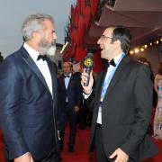 Mel Gibson ed Andrew Garfield: una coppia di star al Lido!