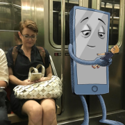 Dolcissimi mostri accanto ai passeggeri della metropolitana. Le opere di Ben Rubin