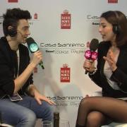 Michele Bravi:  ma quanto è bello il palco dell'Ariston!
