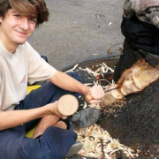 Da tronchi morti a opere d'arte.  La nuova vita dei tronchi scolpiti dall'artista