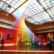 L'arcobaleno in un museo