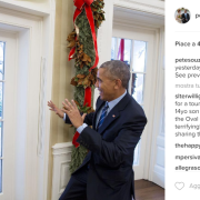 Obama e la fobia per i pupazzi di neve