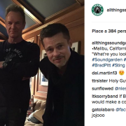 Sting, Chris Cornell e Brad Pitt insieme sul palco