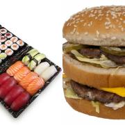 Il sushi fa ingrassare quanto un Big Mac?