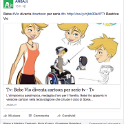 Bebe Vio in versione cartoon