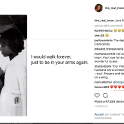 David Bowie: la moglie Iman posta una foto commovente nel giorno dell'anniversario del matrimonio