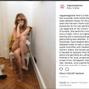 Celine Dion senza veli per Vogue