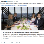Trump  a Parigi assiste alla Festa Nazionale. E si annoia visibilmente alla musica dei Daft Punk