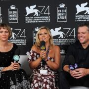Matt Damon e Alessandro Borghi per il red carpet della serata inaugurale 