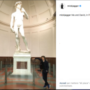 E Mick Jagger sfida il David!