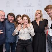 Claudia Gerini, Giorgio Pasotti, Michela Andreozzi  e Lillo ospiti di RMC: le foto più belle