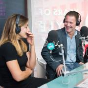 AMBRA ANGIOLINI E PIETRO SERMONTI Ospiti in studio