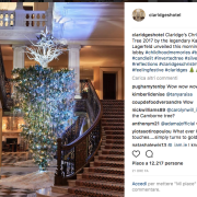 Ecco svelato l'albero di Natale di Karl Lagerfeld!