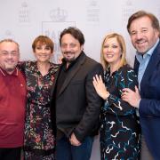 Christian De Sica, Lucia Ocone ed Enrico Brignano  ospiti di RMC:  le foto