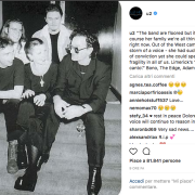 Dolores O'Riordan: dagli U2 a Zucchero, i messaggi delle star