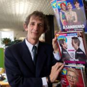 ALDO VITALI Direttore di TV Sorrisi e Canzoni in diretta da Casa Sanremo