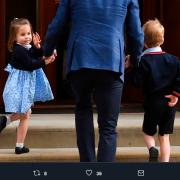 George e Charlotte hanno conosciuto il loro nuovo fratellino