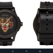 Un gatto sull’orologio? Sì se lo firma Gucci!