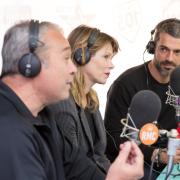 LUCA ARGENTERO, CLAUDIO AMENDOLA e BARBARA BOBULOVA Ospiti in studio