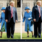 Trump  e la Regina Elisabetta: tutte le infrazioni al protocollo reale