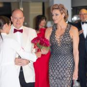 Con Alberto II e Charlene al 70° Gala della Croce Rossa Monegasca