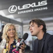 RICCARDO SCAMARCIO Ospite di Rosaria Renna dalla Lexus Lounge Lido