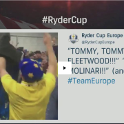 Ryder Cup: il coro dei tifosi per la vittoria di Molinari
