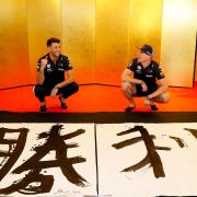 I piloti della Red Bull alle prese con lo Shodo!