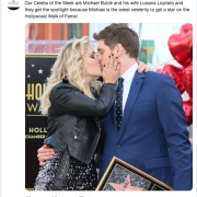 Michael Bublé  ha la sua stella sulla Walk Of Fame! Le immagini più commoventi