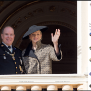 Anche i gemellini Jacques e Gabriella alla Festa Nazionale di Monaco