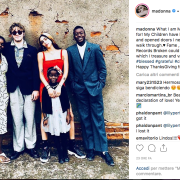 Madonna posta una bellissima foto di famiglia per il Thanksgiving Day