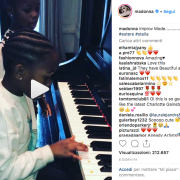 Madonna pubblica il video con le prove al pianoforte delle figlie Stella ed Estere