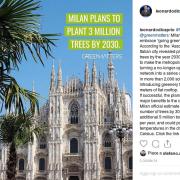 Leonardo DiCaprio loda Milano per le politiche ambientali
