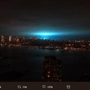 A New York il cielo si è tinto di azzurro