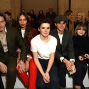 La famiglia Beckham al gran completo alla London Fashion Week
