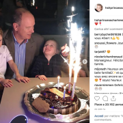 Principe Alberto  di Monaco: la foto del compleanno con i suoi gemellini