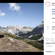 Sulle Dolomiti il balcone mozzafiato per ammirare il panorama