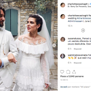Charlotte Casiraghi sposa romantica