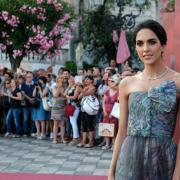 Rocio Munoz Morales sul red carpet del Taormina Film Fest