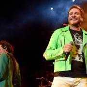 I Duran Duran  illuminano la notte con i colori dell'Ucraina